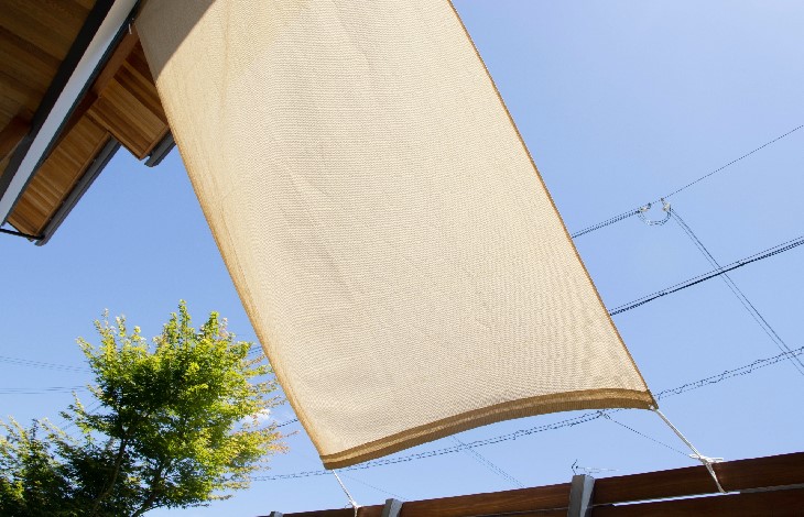 暑さ対策！シェード設置の外構リフォーム